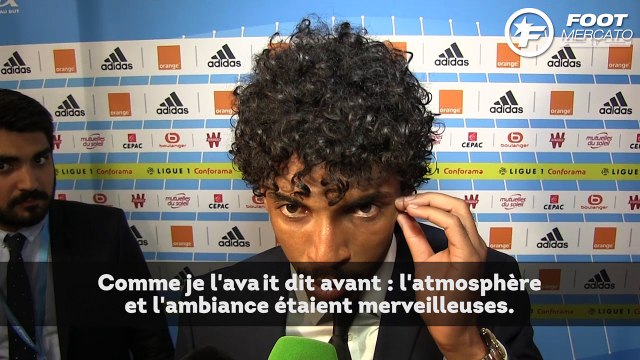 Luiz Gustavo remercie les supporters de l'OM