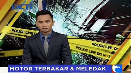 Motor Terbakar dan Meledak Usai Mengisi BBM di Matraman