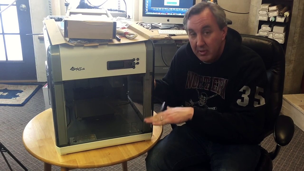 Davinci 1.0 3D Printer vs 1.0A 3D Printer Comparison - Video #038