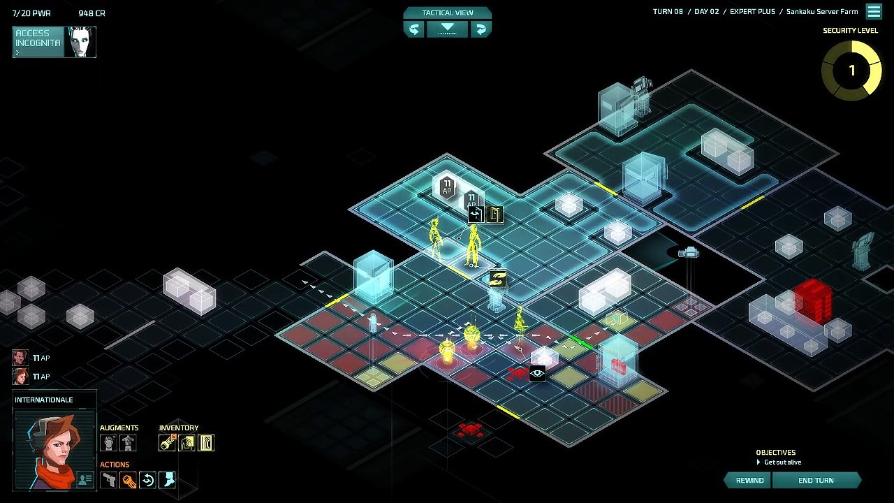Invisible Inc Expert Plus 1-5 Server Farm (No commentary)
