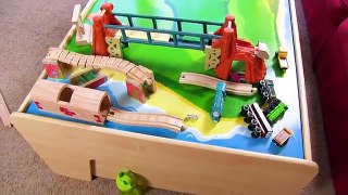 Thomas and Friends | Mom and Bubs Build a Thomas Train Track with Brio KidKraft | Toy Trains 4 Kids