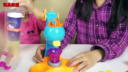 培樂多彩泥橡皮泥冰淇淋玩具Play-doh Ice cream Sundae Station toy Frozen Elsa a