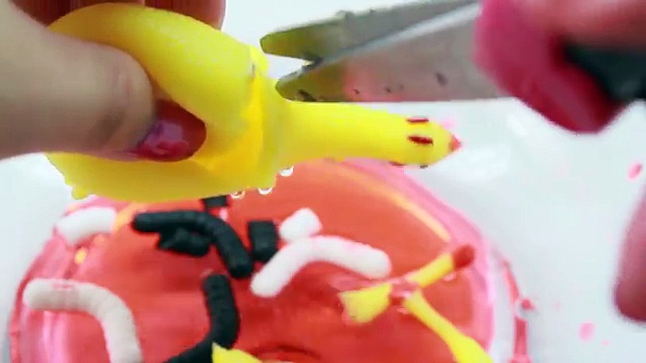 Cutting Open Squishy ALIEN WORM Toy! GROSS Chicken EGG Homemade Stress Ball!