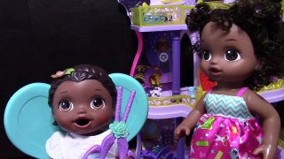 BABY ALIVE gets a HAIRCUT! The Lilly and Mommy Show. Baby Alive toy play