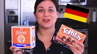 GERMAN FOOD TASTE TEST #2 | GERMANY | VIVIAN REACTS