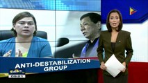 Davao City Mayor Sara Duterte, ilulunsad ang anti-destabilization group vs Pres. Duterte