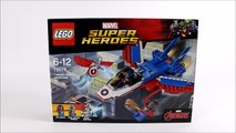 LEGO MARVEL CAPTAIN AMERICA JET PURSUIT 76076 SET REVIEW