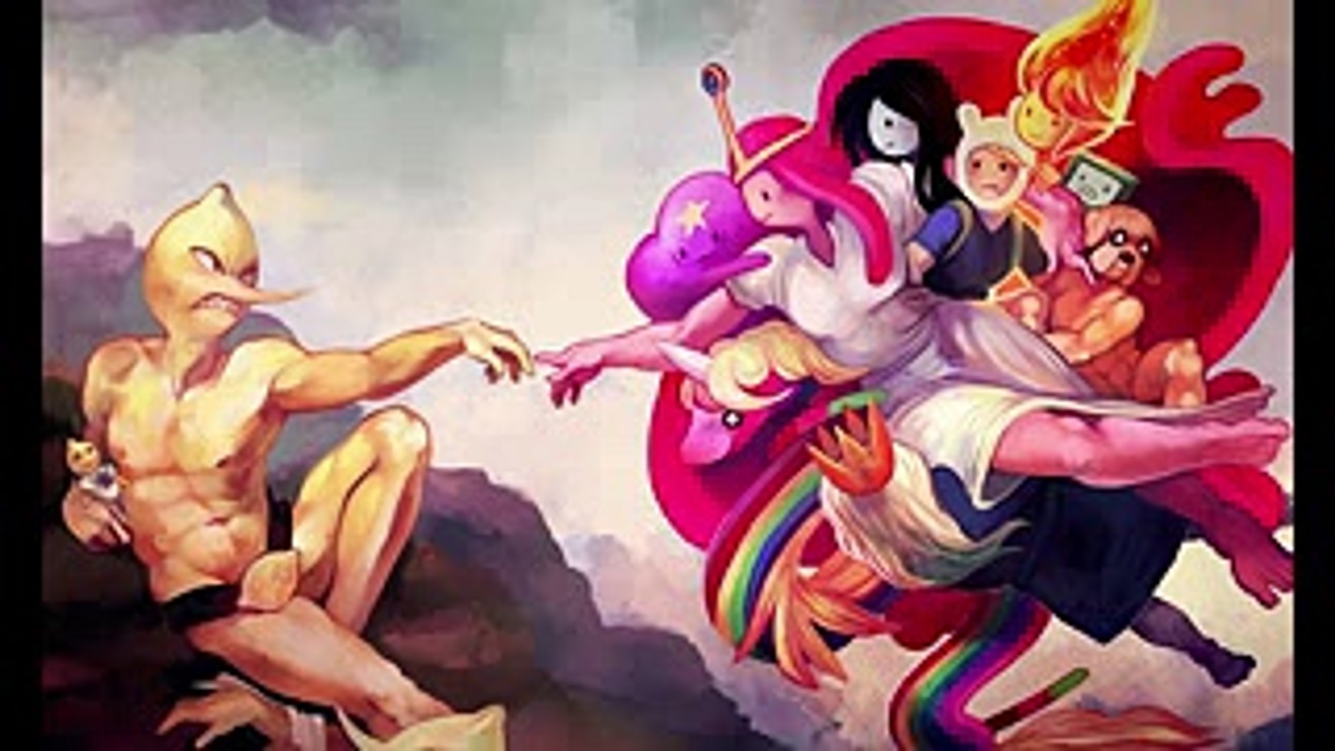 ⁣Anime Makeovers For Famous European Art
