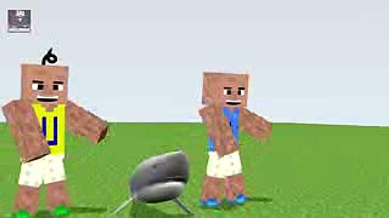 Parody Baby Shark Dance Versi Upin Ipin Animasi Minecraft Indonesia