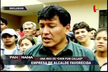Una más de “Chim Pum Callao”: empresa de alcalde favorecida por presunta colusión