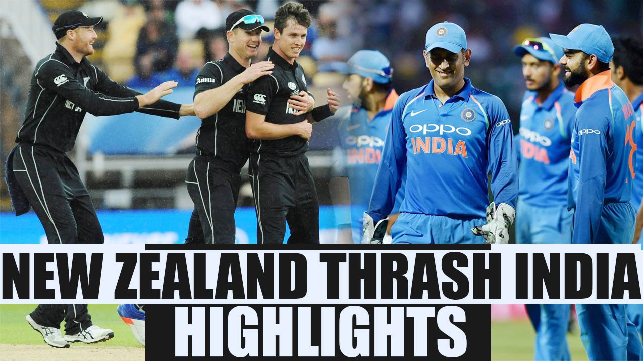 India loses to New Zealand by six-wicket, Highl...