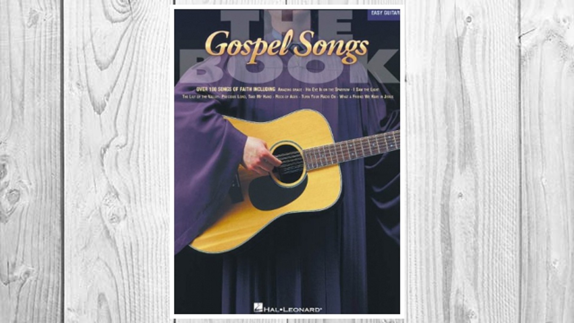 Download PDF The Gospel Songs Book (Easy Guitar) FREE