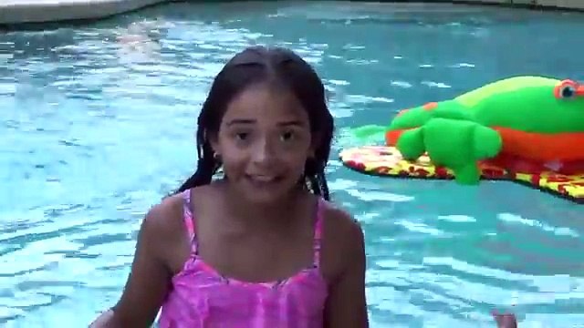 FIDGET SPINNER GIVEAWAY! Swimming Pool Fidget Spinner Tricks and Challenges w/ Kids Toys To See