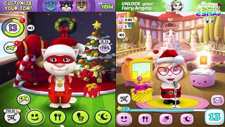 My Talking Tom vs My Talking Angela Song Happy Christmas