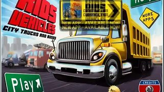 Kids Vehicles City Trucks and Buses - best game for toddlers