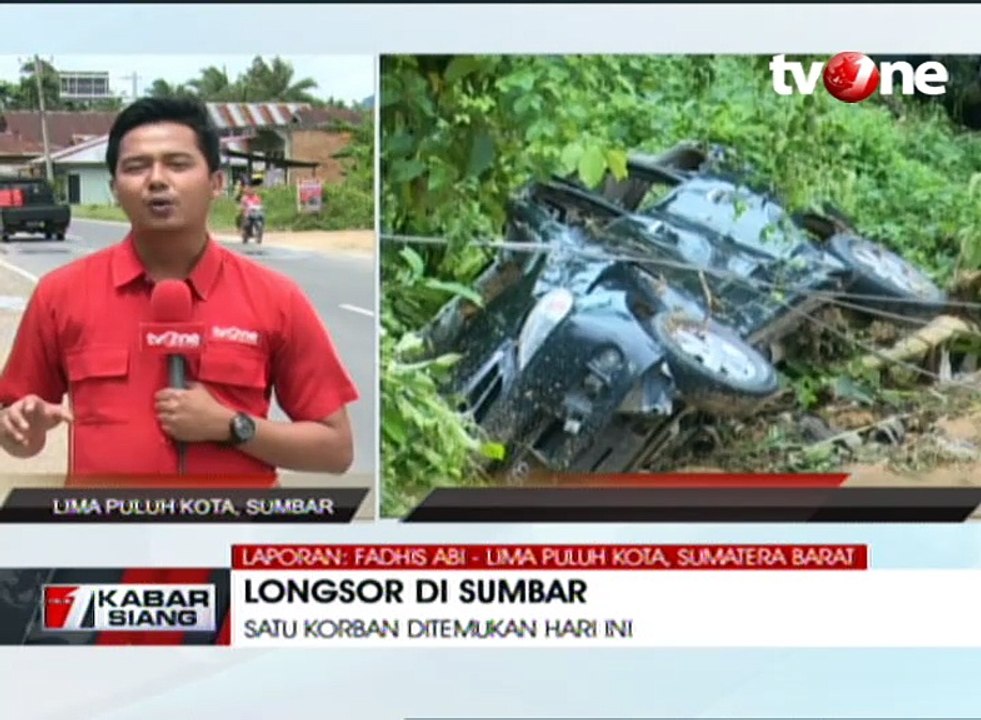 Proses Pencarian Korban Longsor di Kabupaten Lima Puluh Kota