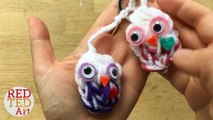Finger Knitting Owl DIY - Keychain DIY or Owl Ornament DIY