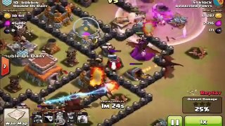 ANTI-EVERYTHING TH8 War Base Attacked 9 Times in War!! [Troll Tuesday]
