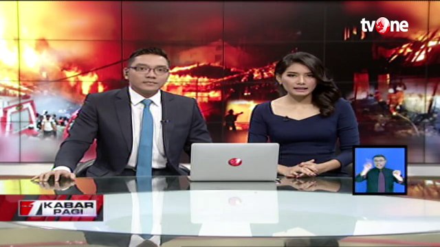 Sebuah Kabel Listrik Terbakar di Kawasan Tanjung Duren, Jakarta Barat