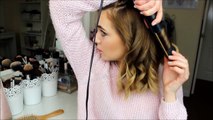 How To Curl Short Medium Length Hair With Straighteners Jamie