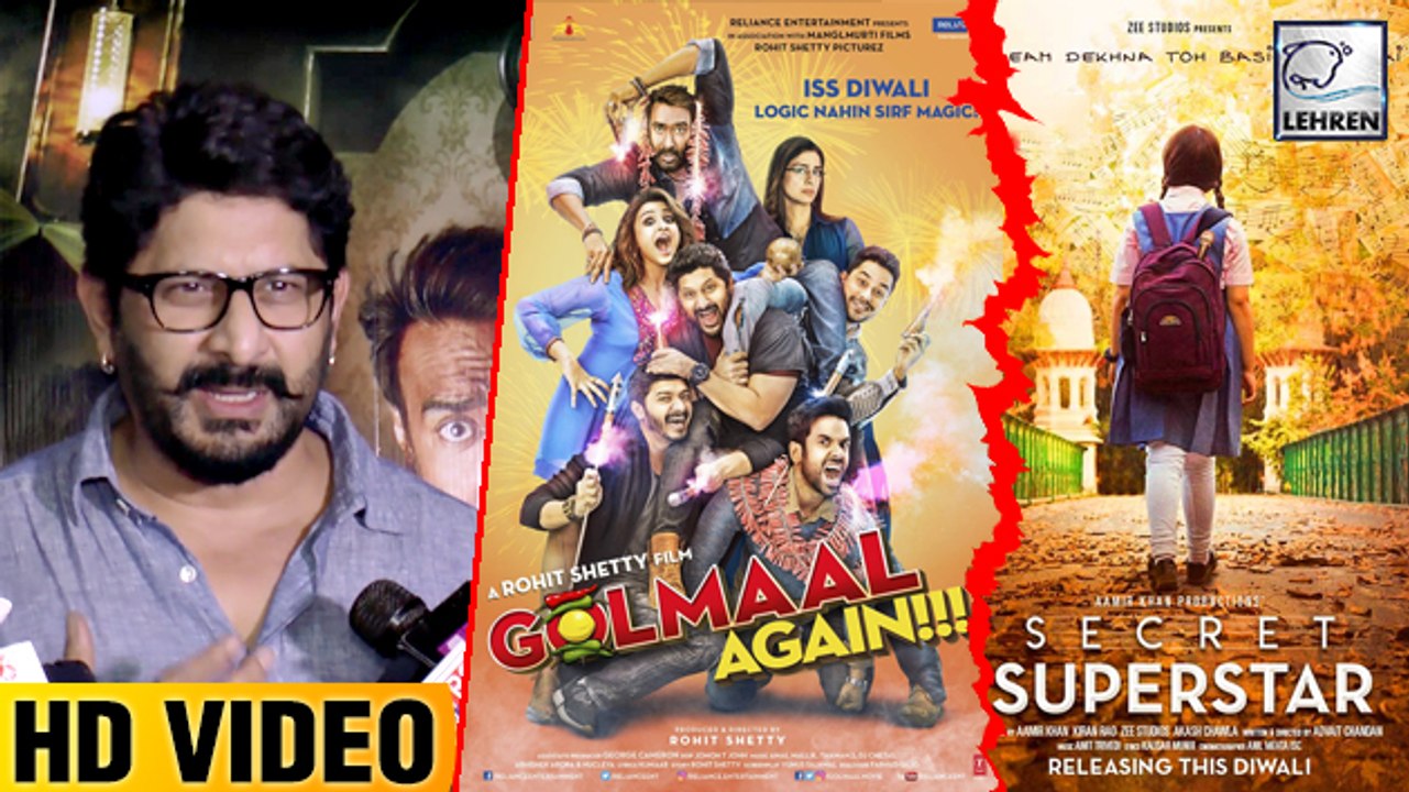 Arshad Warsi Reacts On Clash With Aamir Khan's Secret Superstar