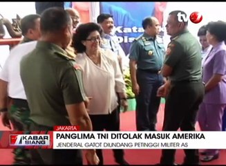Panglima TNI Ditolak Masuk AS