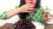 ASMR Eating A Massive Plate of Grapes!