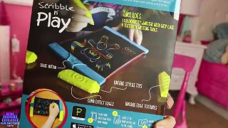 American Girl Bitty Baby Doll & Play Doh Girl Write Christmas Letter to Santa on New Boogie Boards