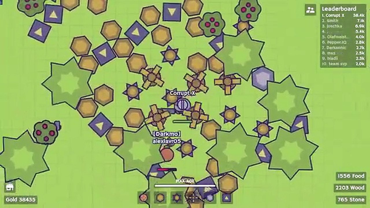 Moomoo.io - 143K Highscore | World Record Score? | Building The Base of Traps, Part 2