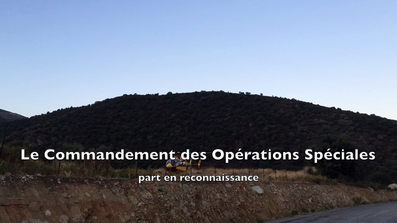 Feux en Balagne : Le Commandement des Opérations Spéciales part en reconnaissance