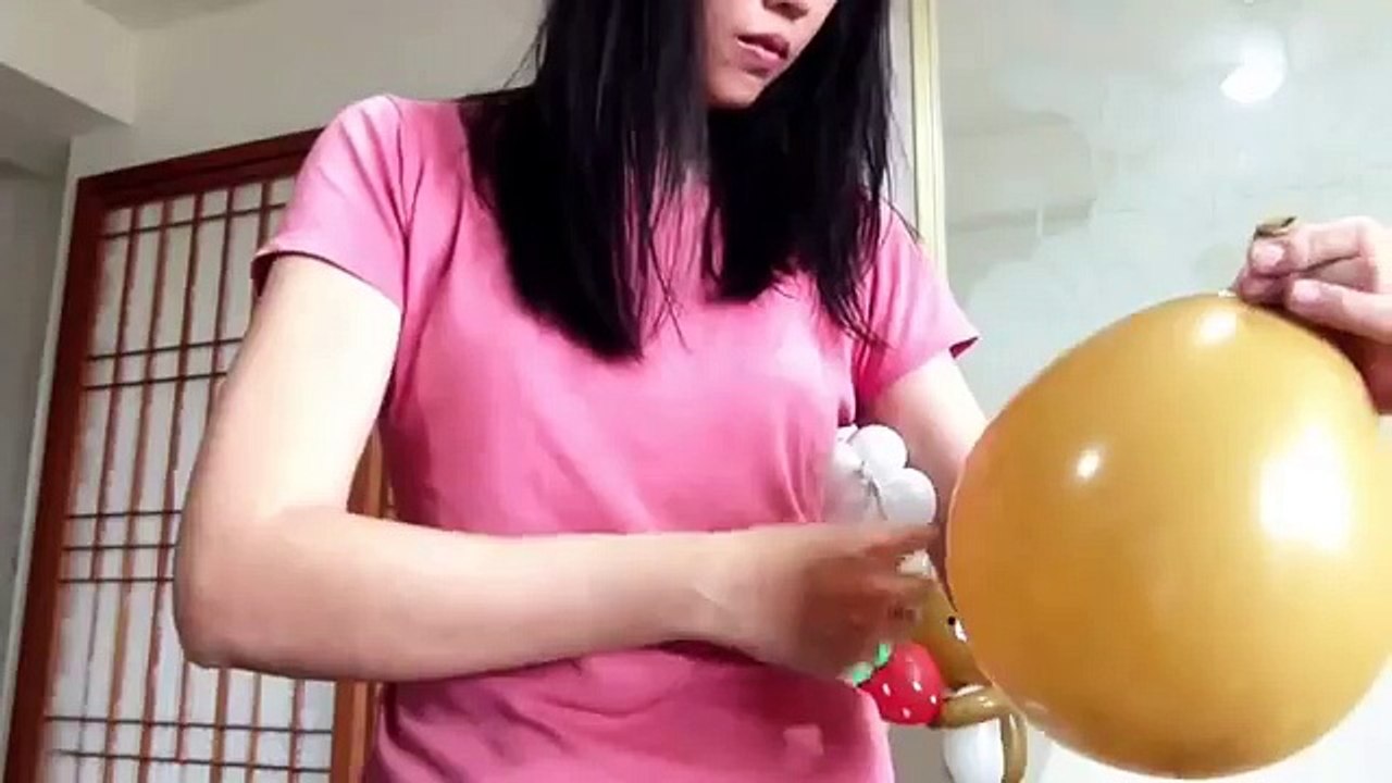 造型氣球 拉拉熊 Rilakkuma bear balloon twisting