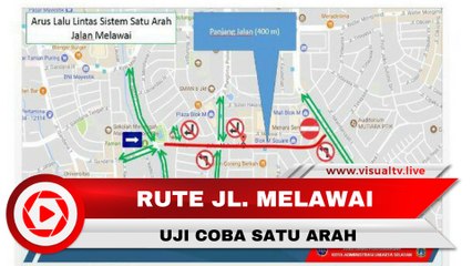 Jalan Melaway Uji Coba Satu Arah, Persiapan Asian Games 2018