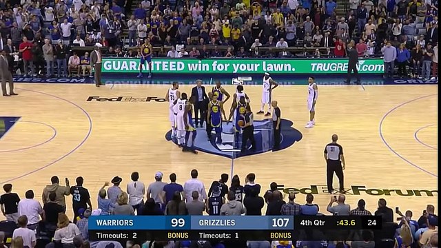 Stephen Curry AND Kevin Durant get ejected! - threw mouth piece at referee