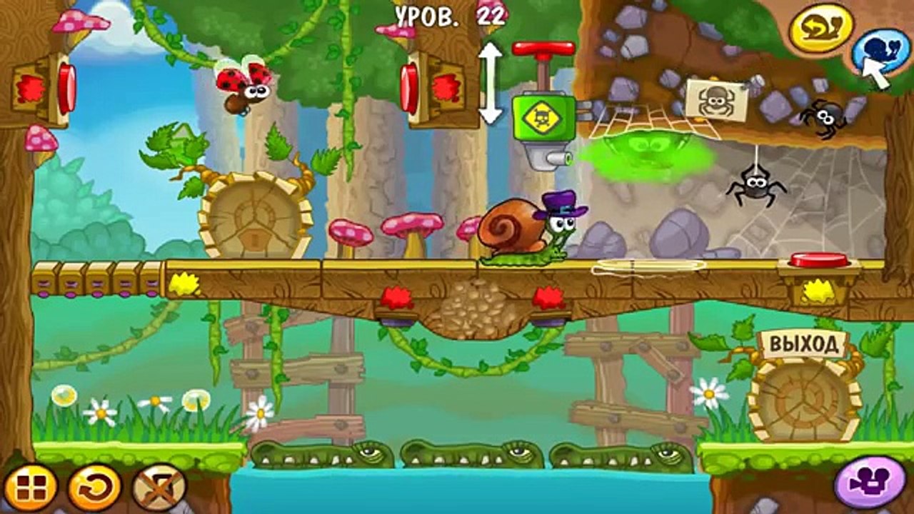 Мультик ИГРА для детей УЛИТКА БОБ [4] серия - приключение УЛИТКИ БОБА