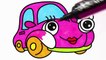 How to Draw Car Coloring Book for Kids | Drawing and Learning Coloring for Children