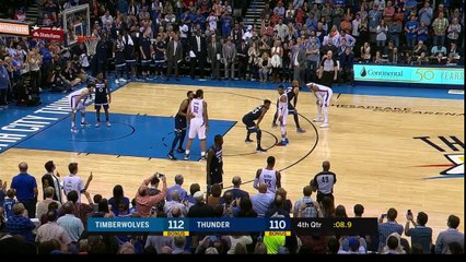 Andrew Wiggins wins it with a buzzer beater vs OKC!