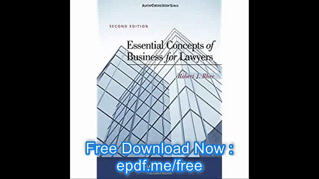 Essential Concepts of Business for Lawyers (Aspen Coursebook)