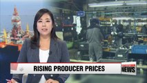 Korea's producer price index rises on global oil prices