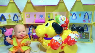 Baby Doll House Surprise Eggs Toys Play and Slime Finger Family Song