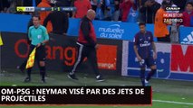 OM-PSG : Neymar visé par des projectiles, il pousse un coup de gueule (Vidéo)