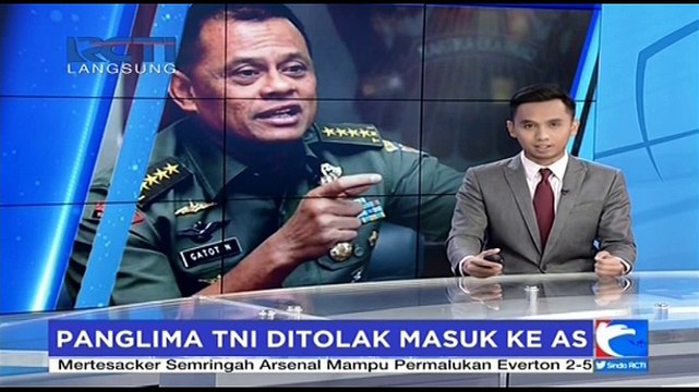 Panglima TNI Ditolak Masuk AS, Mabes TNI Minta Penjelsan Resmi