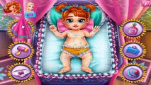 Disney Princess Baby Anna Elsa Ladybug Cinderella and Rapunzel Baby Wash Game for Kids