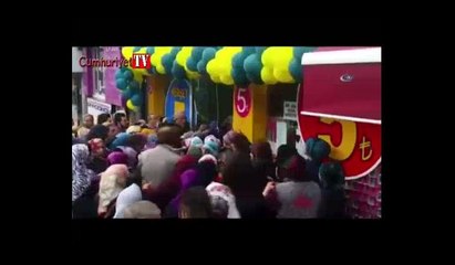 İndirim izdihama yol açtı