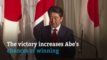 Japan's PM Shinzo Abe wins majority in national elections