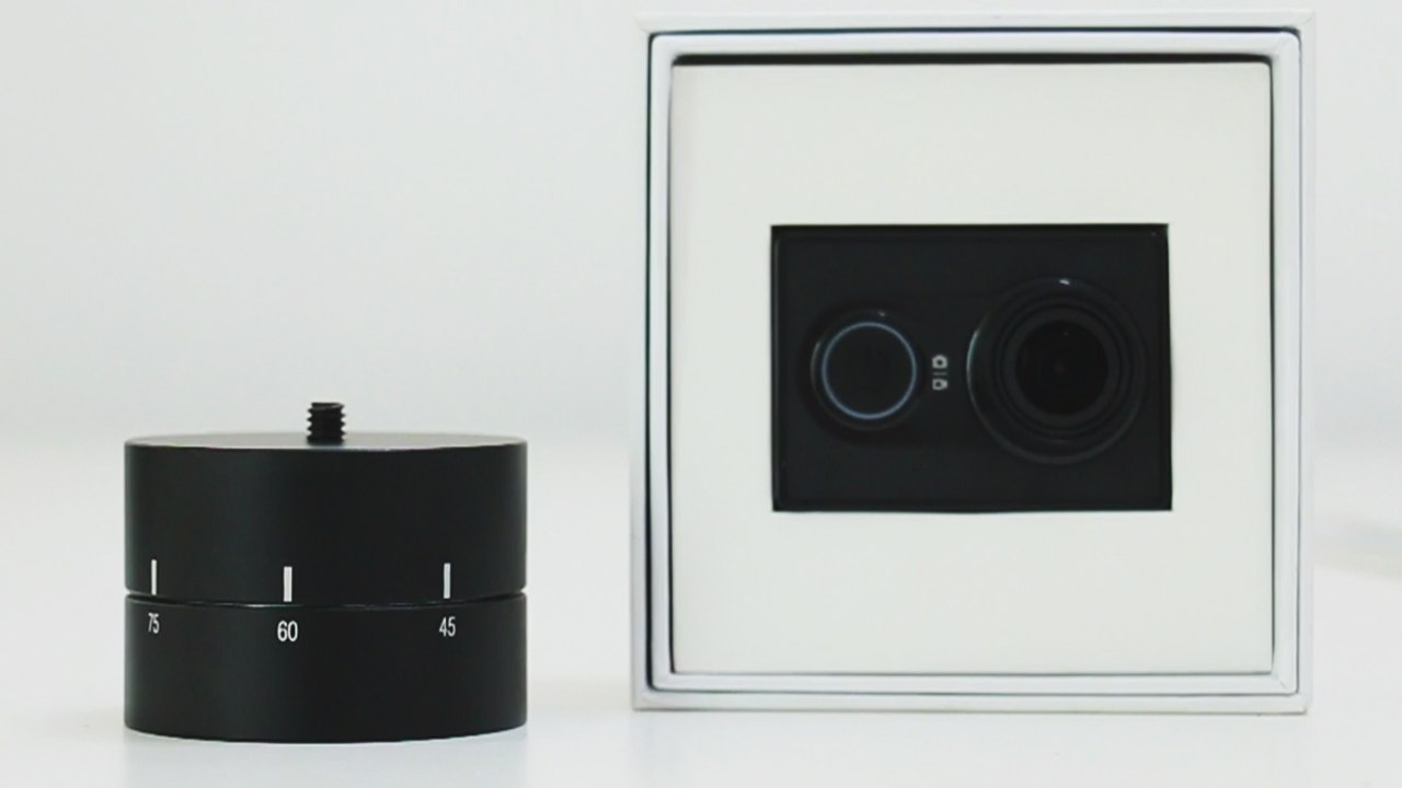 Yi Action Camera with Cheap timelapse mount hack