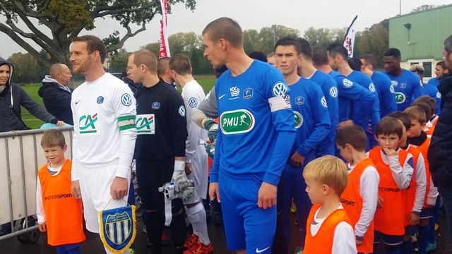 6ème TOUR CdF - Entrée des joueurs sur le terrain