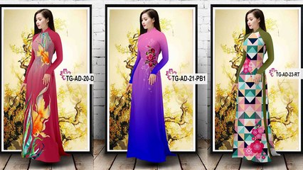 Mẫu áo dài in 3D mới nhất (cập nhật ngày 23.10.2017)