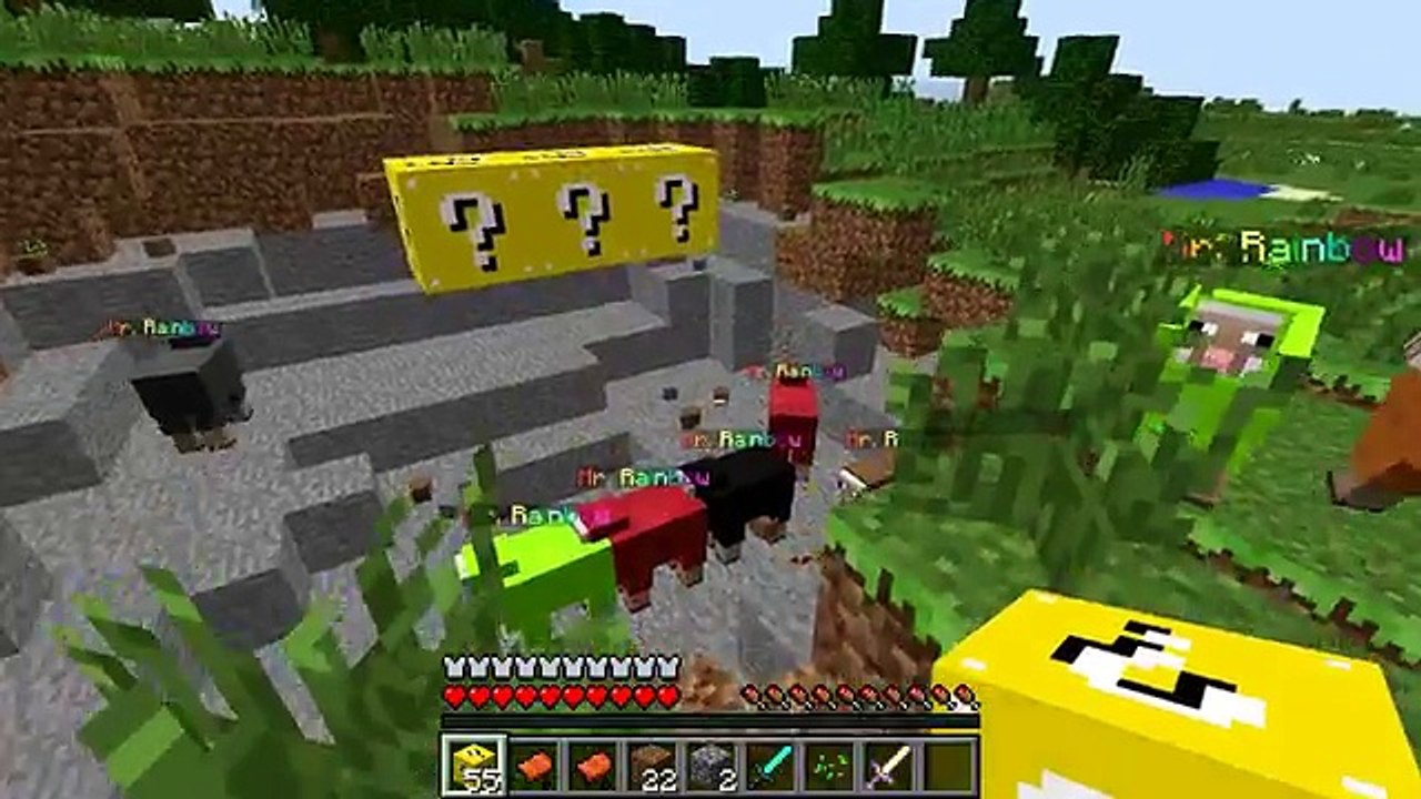 Minecraft Monday Junior EP21 - Lucky Blocks Mod Game Play