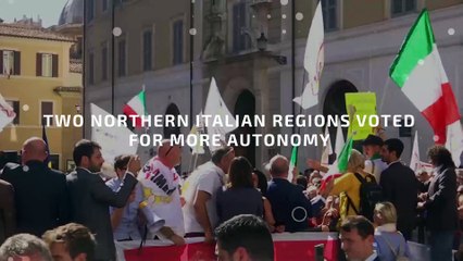 Northern Italy regions vote overwhelmingly in favor of autonomy
