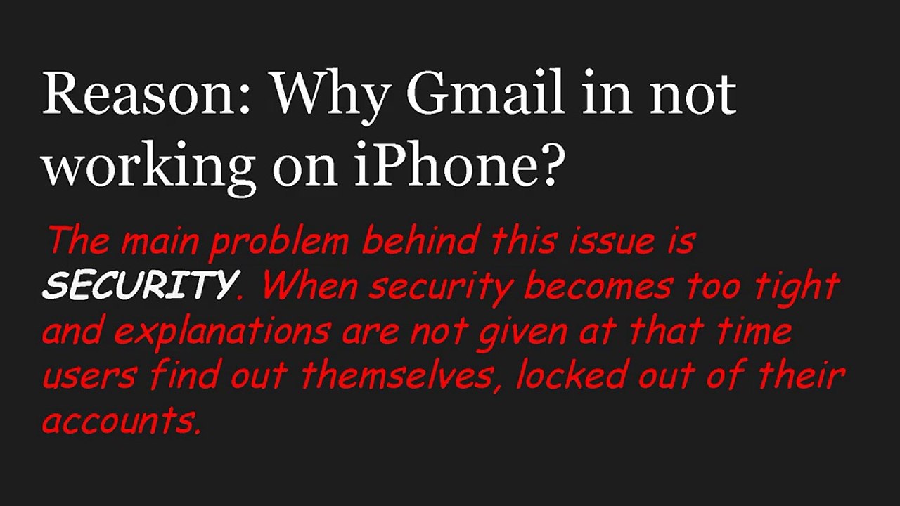 Gmail Not Working On Iphone and Ipad | Gmail stopped working on Iphone